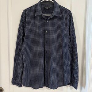 Jhon Varvatos true black plaid shirt dress size L